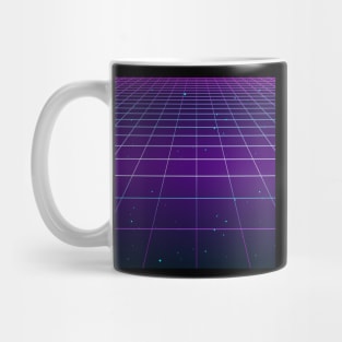 Minimalist Cyberpunk Pantone Grid Lines Mug